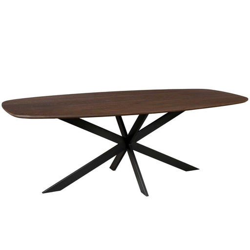 Eettafel Eiken eettafel Ferris Deens Ovaal 240 cm Bruin-Eettafels-Starfurn