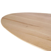 Eettafel Eiken eettafel Ferris Ovaal 210 cm Naturel 210x100x76 cm-Eettafels-Starfurn