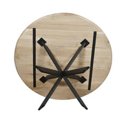 Eettafel Eiken eettafel Ferris Rond 110 cm Naturel 110x110x76 cm-Eettafels-Starfurn