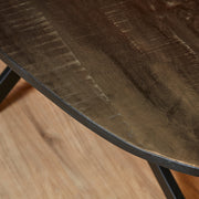 Eettafel Elegance Zwart Deens ovaal 240x110 cm-Eettafels-Starfurn