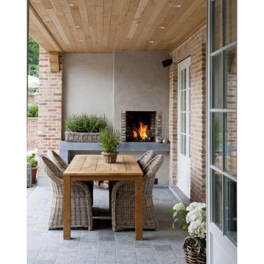 Eettafel Evoy Teakhout Naturel hout 240x100 cm-Eettafels-Livingfurn