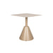 Eettafel Fabby Metaal Beige 70x70 cm-Eettafels-Creating Home
