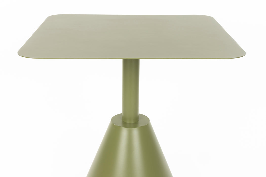 Eettafel Fabby Metaal Groen 70x70 cm-Eettafels-Creating Home