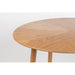 Eettafel Fabio 100 Eikenfineer Naturel Ø100x75 cm-Eettafels-Creating Home