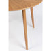 Eettafel Fabio 100 Eikenfineer Naturel Ø100x75 cm-Eettafels-Creating Home