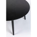 Eettafel Fabio 100 Eikenfineer Zwart Ø100x75 cm-Eettafels-Creating Home