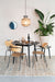 Eettafel Fabio 100 Eikenfineer Zwart Ø100x75 cm-Eettafels-Creating Home
