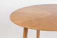 Eettafel Fabio 120 Eikenfineer Naturel Ø120x75 cm-Eettafels-Creating Home
