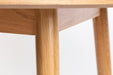 Eettafel Fabio 120 Eikenfineer Naturel Ø120x75 cm-Eettafels-Creating Home