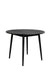 Eettafel Fabio 120 Eikenfineer Zwart Ø120x75 cm-Eettafels-Creating Home