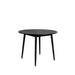 Eettafel Fabio 120 Eikenfineer Zwart Ø120x75 cm-Eettafels-Creating Home