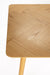 Eettafel Fabio 160x80 Eikenfineer Naturel 80x160 cm-Eettafels-Creating Home