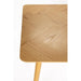 Eettafel Fabio 160x80 Eikenfineer Naturel 80x160 cm-Eettafels-Creating Home