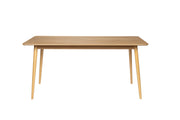 Eettafel Fabio 160x80 Eikenfineer Naturel 80x160 cm-Eettafels-Creating Home