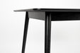 Eettafel Fabio 160x80 Eikenfineer Zwart 80x160 cm-Eettafels-Creating Home