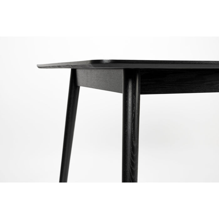 Eettafel Fabio 160x80 Eikenfineer Zwart 80x160 cm-Eettafels-Creating Home