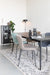 Eettafel Fabio 160x80 Eikenfineer Zwart 80x160 cm-Eettafels-Creating Home