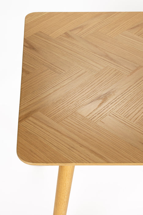Eettafel Fabio 180x90 Eikenfineer Naturel 90x180 cm-Eettafels-Creating Home