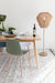 Eettafel Fabio 180x90 Eikenfineer Naturel 90x180 cm-Eettafels-Creating Home