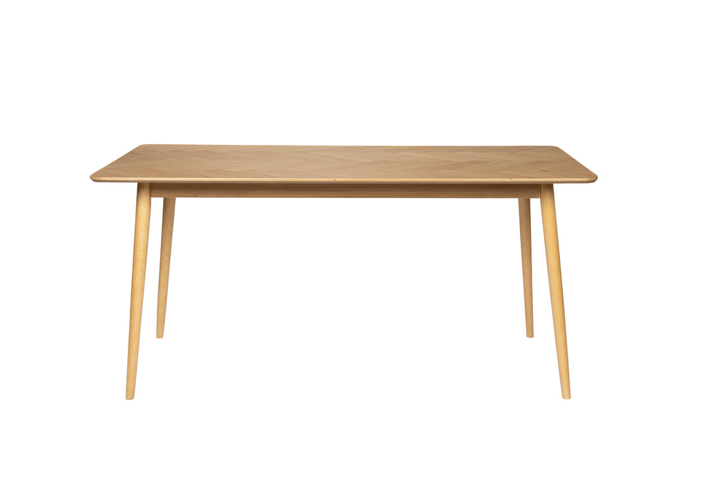 Eettafel Fabio 180x90 Eikenfineer Naturel 90x180 cm-Eettafels-Creating Home