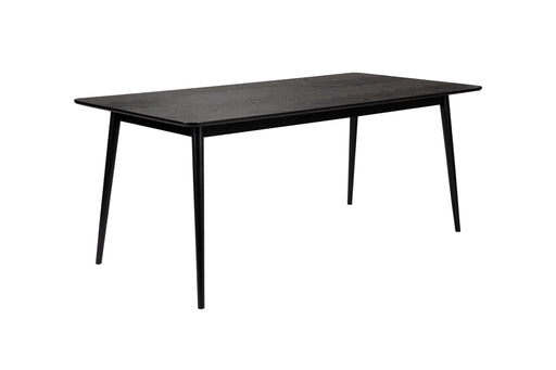 Eettafel Fabio 180x90 Eikenfineer Zwart 90x180 cm-Eettafels-Creating Home
