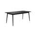 Eettafel Fabio 180x90 Eikenfineer Zwart 90x180 cm-Eettafels-Creating Home