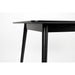 Eettafel Fabio 180x90 Eikenfineer Zwart 90x180 cm-Eettafels-Creating Home