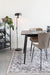 Eettafel Fabio 180x90 Eikenfineer Zwart 90x180 cm-Eettafels-Creating Home