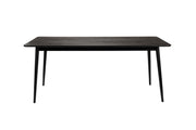 Eettafel Fabio 180x90 Eikenfineer Zwart 90x180 cm-Eettafels-Creating Home