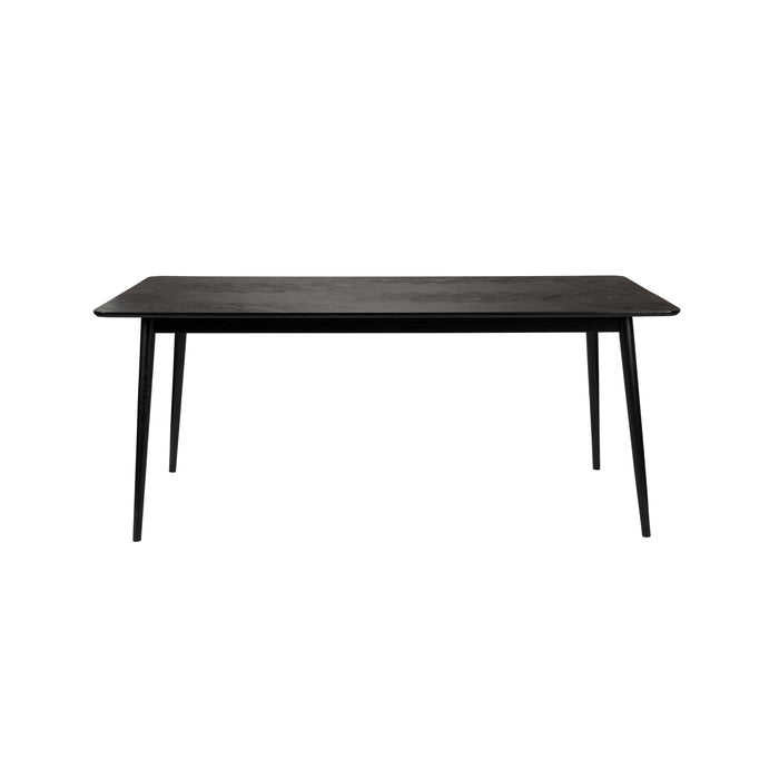 Eettafel Fabio 180x90 Eikenfineer Zwart 90x180 cm-Eettafels-Creating Home