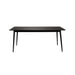 Eettafel Fabio 180x90 Eikenfineer Zwart 90x180 cm-Eettafels-Creating Home