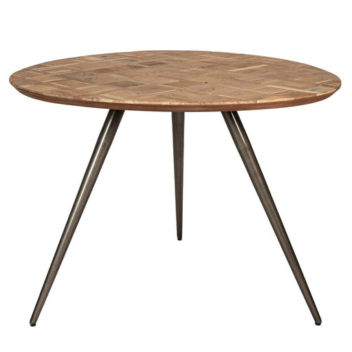 Eettafel Fieron Beige 110x108 cm-Eettafels-PTMD