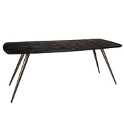 Eettafel Fieron Zwart 200x100 cm-Eettafels-PTMD