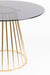 Eettafel Floris Glass Goud 104x104 cm-Eettafels-Creating Home