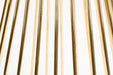 Eettafel Floris Glass Goud 104x104 cm-Eettafels-Creating Home
