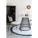 Eettafel Floris Marble Paper Zwart Ø110x75 cm-Eettafels-Creating Home
