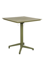 Eettafel George Metaal,Polypropyleen Groen 70x70 cm-Eettafels-Creating Home