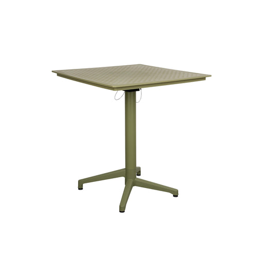 Eettafel George Metaal,Polypropyleen Groen 70x70 cm-Eettafels-Creating Home