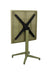Eettafel George Metaal,Polypropylene Groen 70x70 cm-Eettafels-White Label Living
