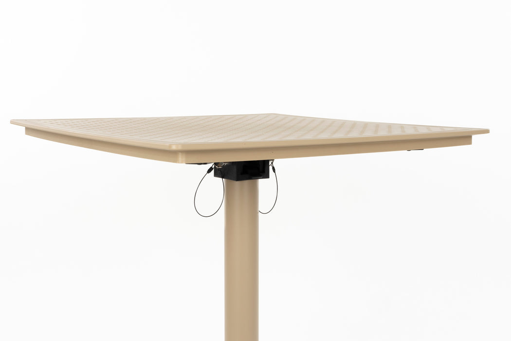 Eettafel George Polypropyleen Beige 70x70 cm