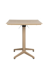 Eettafel George Polypropyleen Beige 70x70 cm-Eettafels-Creating Home