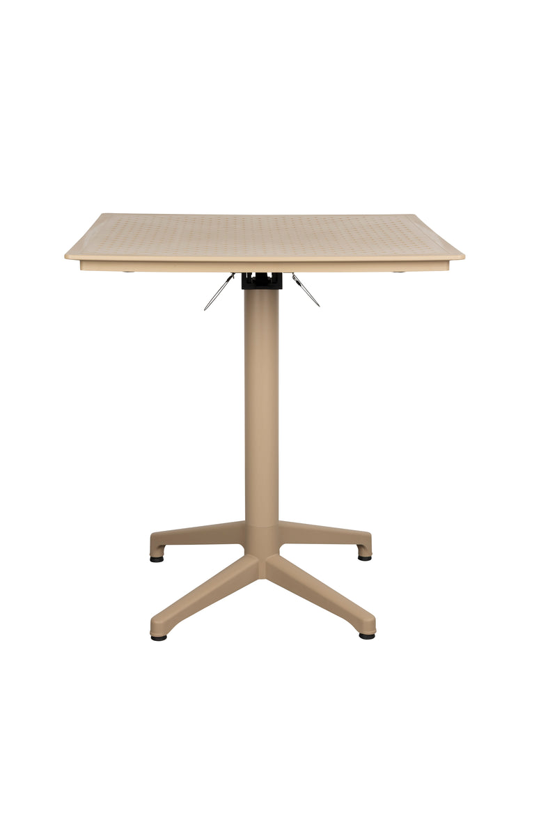 Eettafel George Polypropyleen Beige 70x70 cm-Eettafels-Creating Home