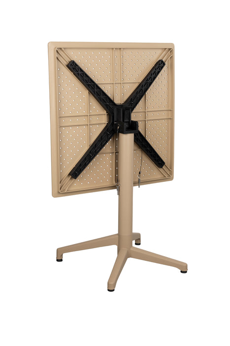 Eettafel George Polypropyleen Beige 70x70 cm-Eettafels-Creating Home