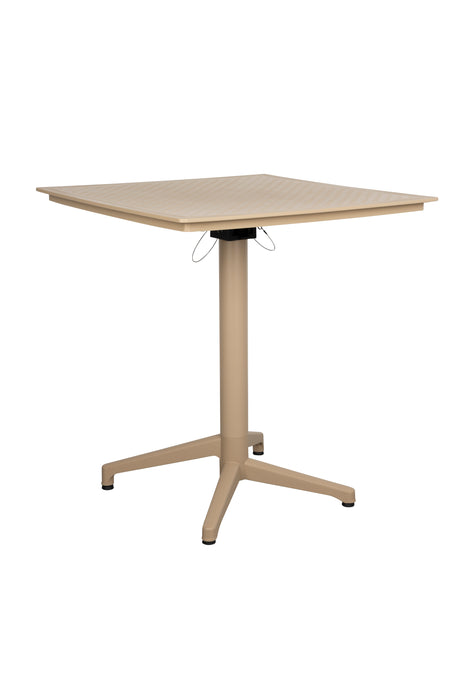 Eettafel George Polypropyleen Beige 70x70 cm-Eettafels-Creating Home