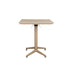 Eettafel George Polypropyleen Beige 70x70 cm-Eettafels-Creating Home