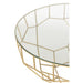 Eettafel Goud ijzer 90 cm 90x90x44 cm-Eettafels-J-Line
