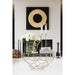 Eettafel Goud ijzer 90 cm 90x90x44 cm-Eettafels-J-Line