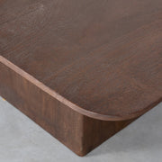 Eettafel Ingo Mangohout Espresso 140x140x76 cm-Eettafels-LABEL51