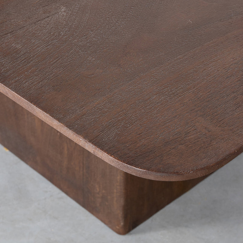 Eettafel Ingo Mangohout Espresso 140x140x76 cm-Eettafels-LABEL51