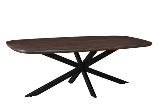 Eettafel Jesper Mangohout Bruin 100x210 cm-Eettafels-Livingfurn